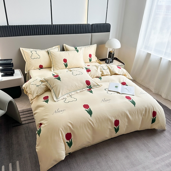 91家纺网 家纺一手货源 找家纺 （总）缘舒家纺 2025新款全棉纯棉加厚磨毛被套单件--单被套