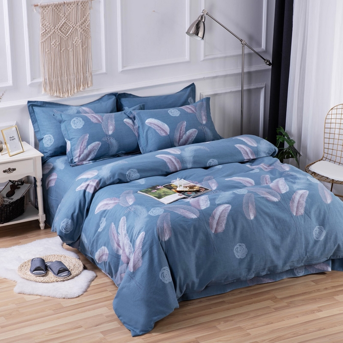 91家纺网 家纺一手货源 找家纺 （总）缘舒家纺 2025新款全棉纯棉加厚磨毛被套单件--单被套