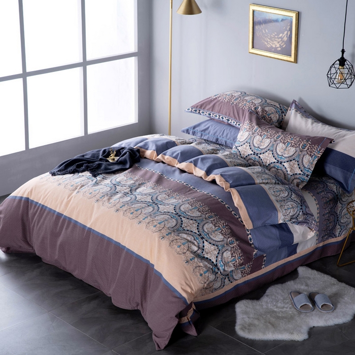 91家纺网 家纺一手货源 找家纺 （总）缘舒家纺 2025新款全棉纯棉加厚磨毛被套单件--单被套