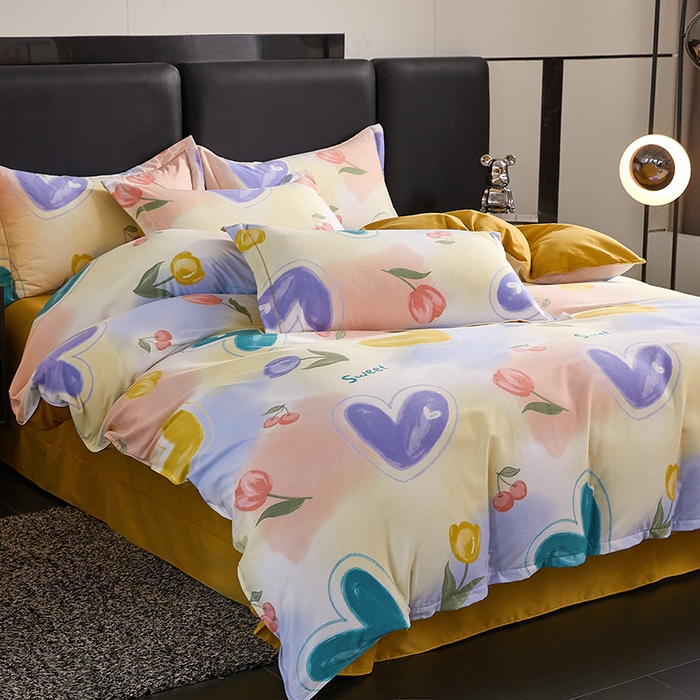 91家纺网 家纺一手货源 找家纺 （总）缘舒家纺 2025新款全棉纯棉加厚磨毛被套单件--单被套