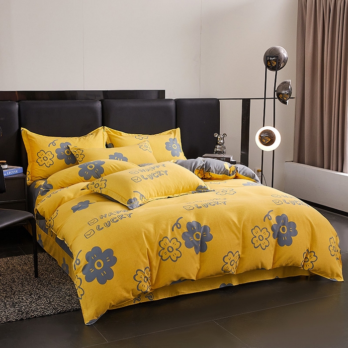 91家纺网 家纺一手货源 找家纺 缘舒家纺 2025新款全棉纯棉加厚磨毛被套单件--单被套 花语之恋