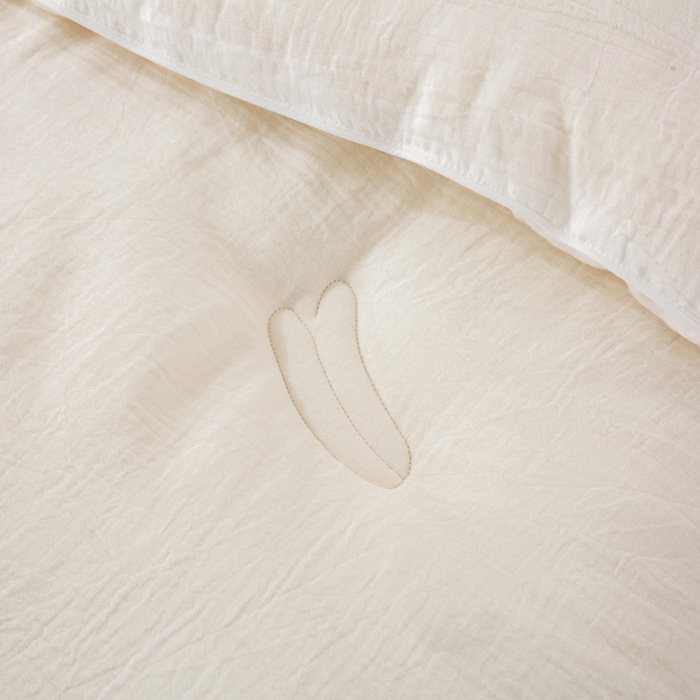 91家纺网 家纺一手货源 找家纺 （总）盛凡家纺 2026新款A类全棉双层纱大豆被四季款被子被芯冬被