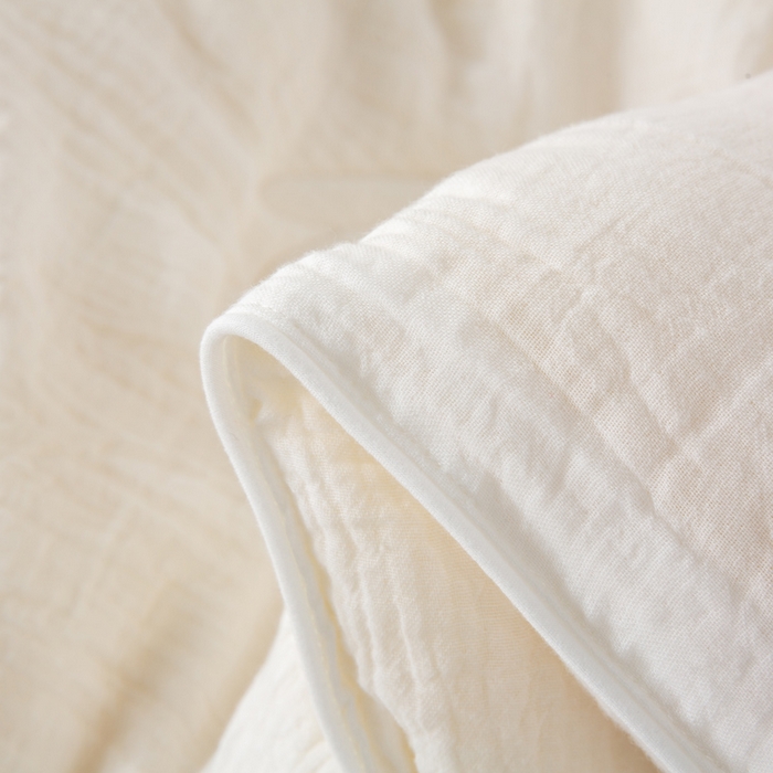 91家纺网 家纺一手货源 找家纺 （总）盛凡家纺 2026新款A类全棉双层纱大豆被四季款被子被芯冬被