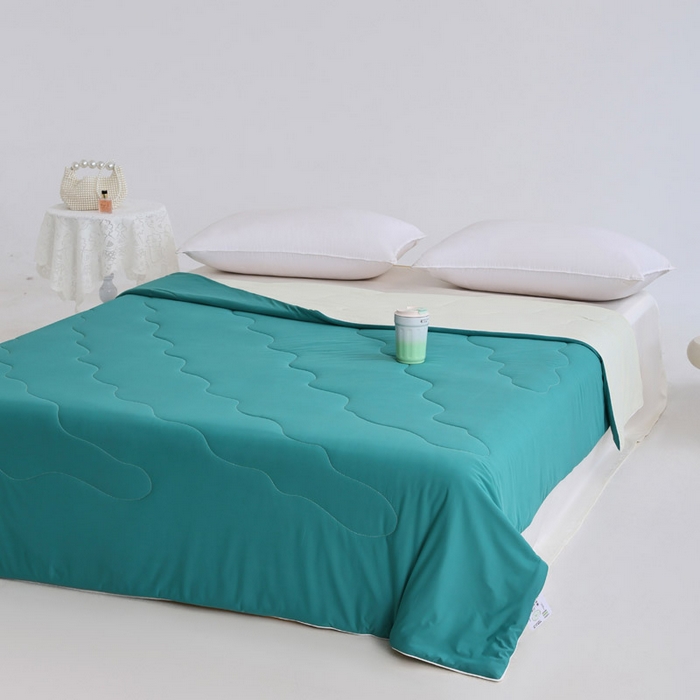 91家纺网 家纺一手货源 找家纺 （总）盛凡家纺 2026新款凉感A类锦氨（170克）55大豆抗菌夏被夏凉被空调被（配礼盒）