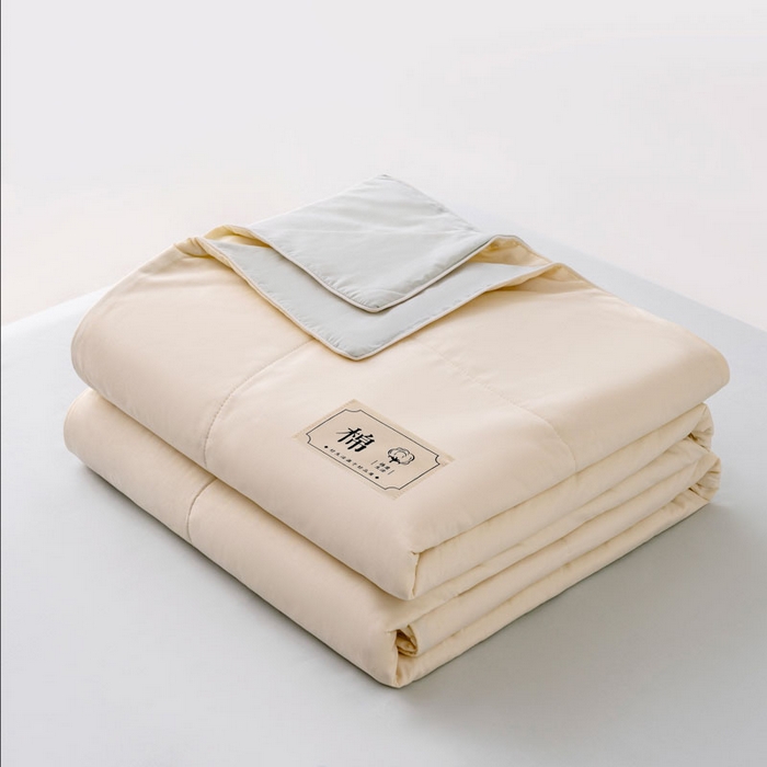 91家纺网 家纺一手货源 找家纺 （总）盛凡家纺 2026新款A类133*72里外全棉100%棉花夏被四件套夏凉被空调被子被芯