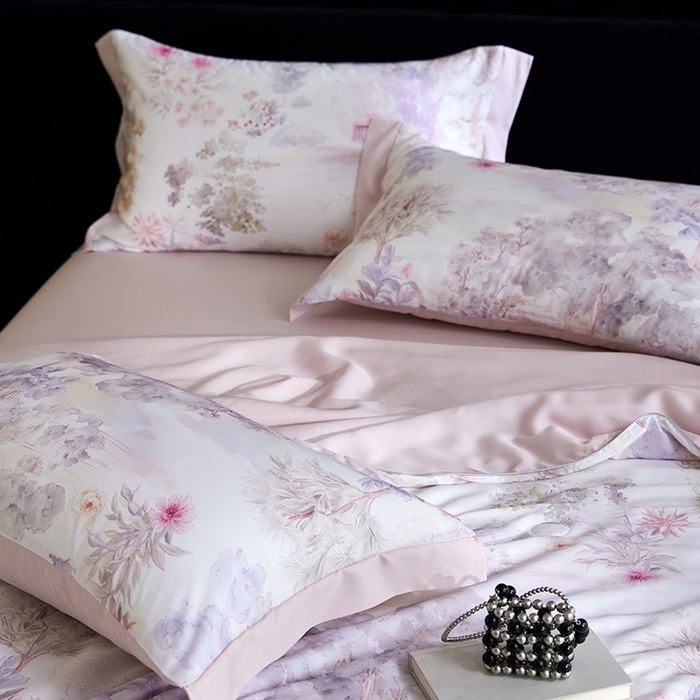 91家纺网 家纺一手货源 找家纺 （总）慕梵家居 2026春夏新款100%莱赛尔天丝夏被空调被夏凉被四件套