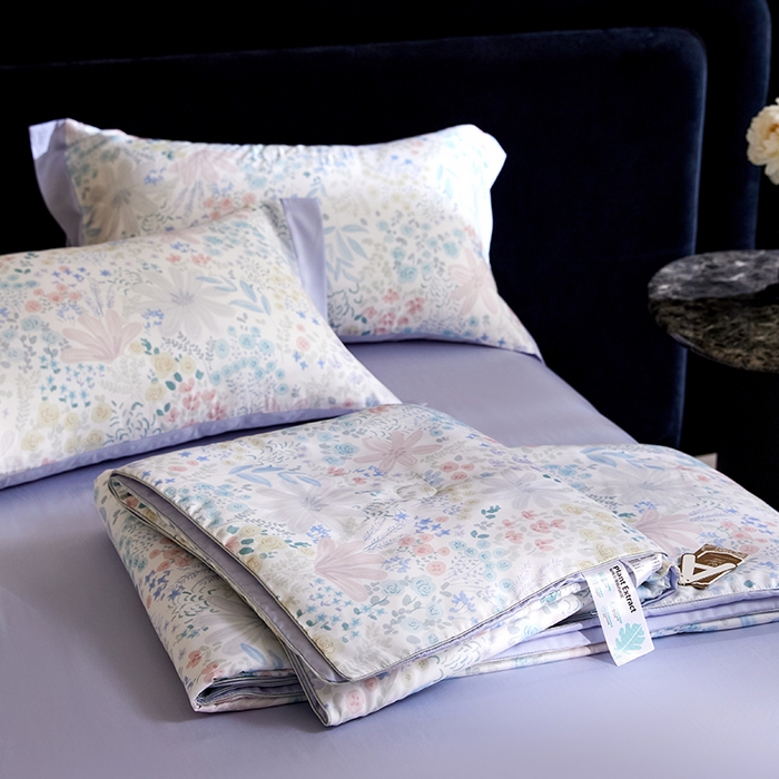 91家纺网 家纺一手货源 找家纺 （总）慕梵家居 2026春夏新款100%莱赛尔天丝夏被空调被夏凉被四件套