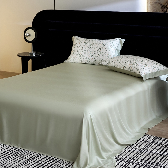 91家纺网 家纺一手货源 找家纺 慕梵家居 2026春夏新款100%莱赛尔天丝夏被空调被夏凉被四件套 赫扬