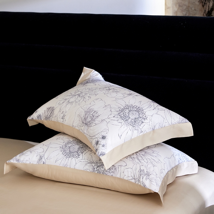 91家纺网 家纺一手货源 找家纺 慕梵家居 2026春夏新款100%莱赛尔天丝夏被空调被夏凉被四件套 卉颜