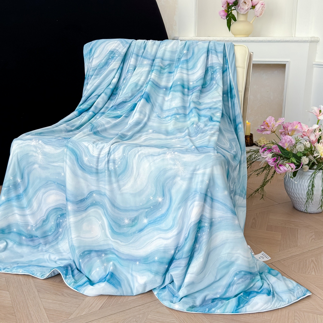 91家纺网 家纺一手货源 找家纺 （总）归属 2026春夏新款数码印花凉感丝夏被夏凉被空调被系列