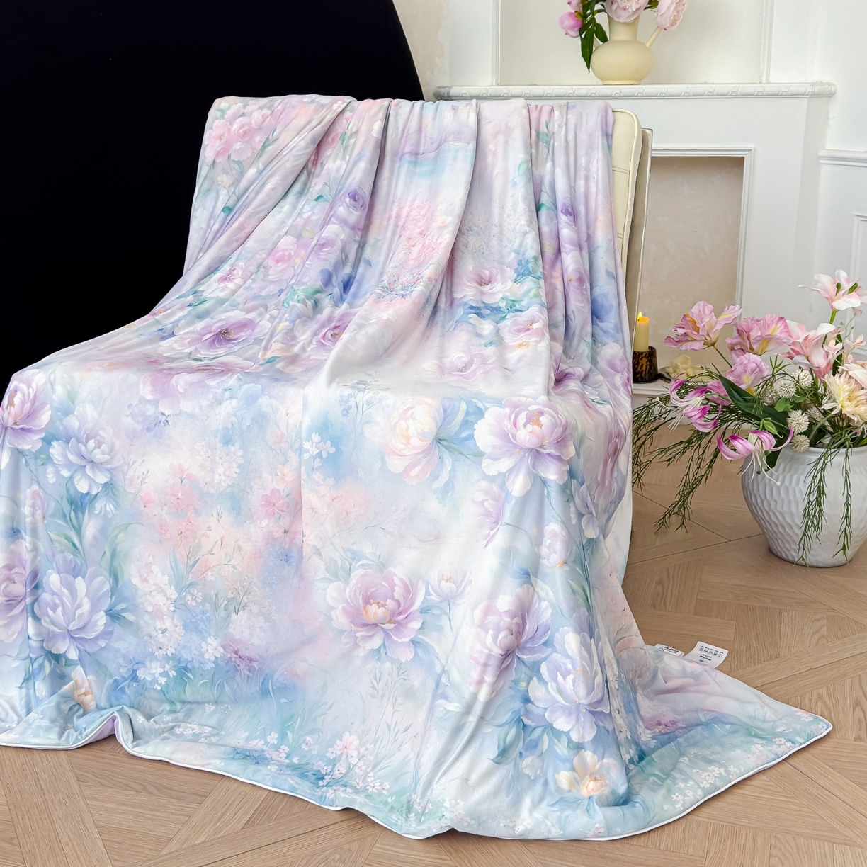 91家纺网 家纺一手货源 找家纺 （总）归属 2026春夏新款数码印花凉感丝夏被夏凉被空调被系列