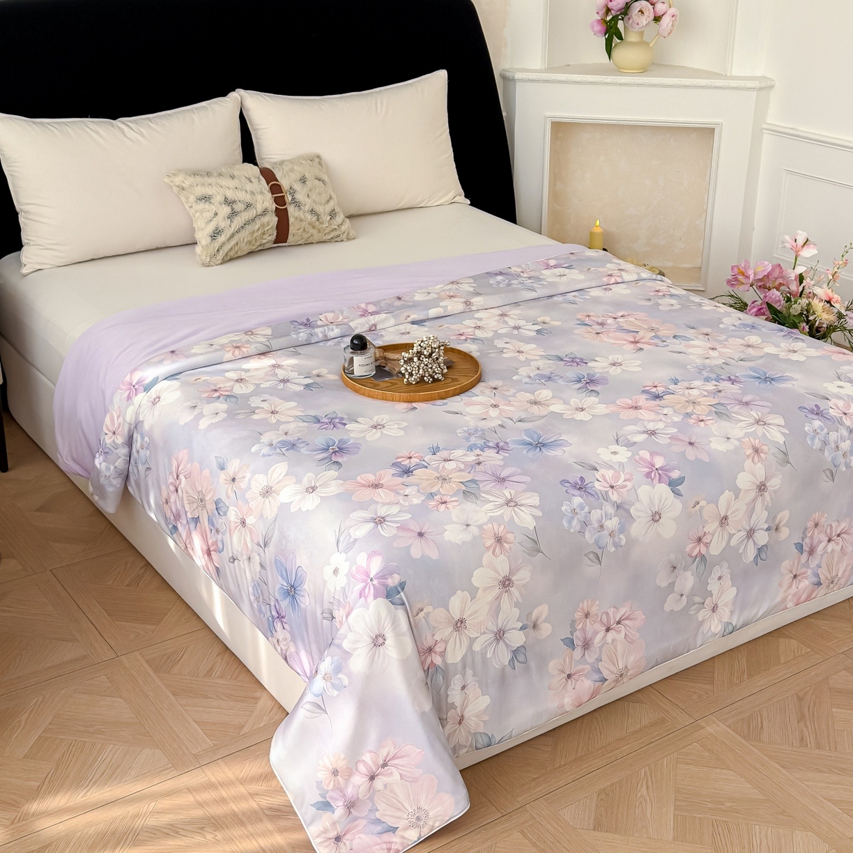 91家纺网 家纺一手货源 找家纺 （总）归属 2026春夏新款数码印花凉感丝夏被夏凉被空调被系列