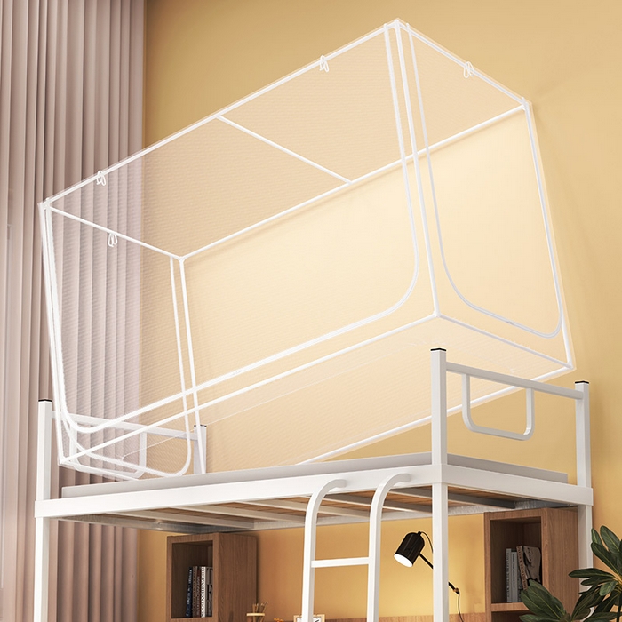 91家纺网 家纺一手货源 找家纺 （总）富莱星蚊帐 2026新款简约风纯白纱学生蚊帐