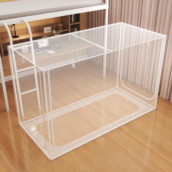 91家纺网 家纺一手货源 找家纺 （总）富莱星蚊帐 2026新款简约风纯白纱学生蚊帐