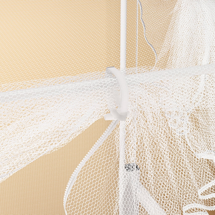 91家纺网 家纺一手货源 找家纺 （总）富莱星蚊帐 2026新款简约风纯白纱学生蚊帐