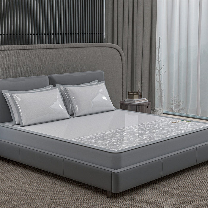 91家纺网 家纺一手货源 找家纺 （总）小牛席业 2026新款PE凉感-半定位小提花冰丝席(床笠款)凉席藤席冰藤席竹席空调席草席冰丝席豆豆席乳胶席三件