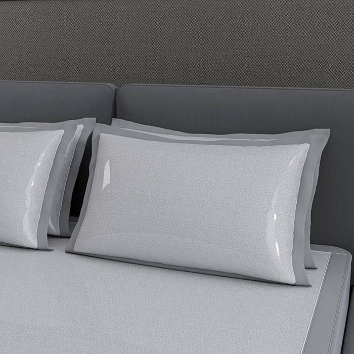 91家纺网 家纺一手货源 找家纺 （总）小牛席业 2026新款PE凉感-半定位小提花冰丝席(床笠款)凉席藤席冰藤席竹席空调席草席冰丝席豆豆席乳胶席三件