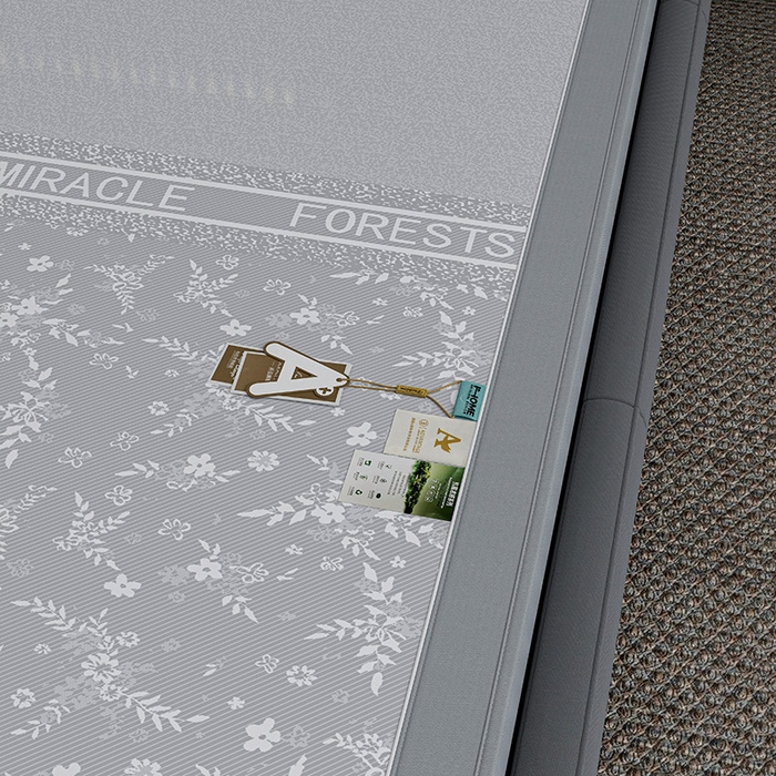 91家纺网 家纺一手货源 找家纺 小牛席业 2026新款PE凉感-半定位小提花冰丝席(床笠款)凉席藤席冰藤席竹席空调席草席冰丝席豆豆席乳胶席三件 灰色