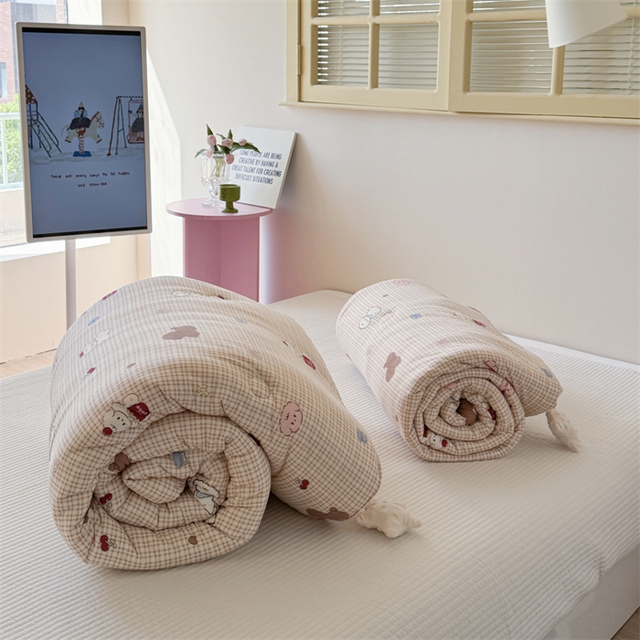 91家纺网 家纺一手货源 找家纺 暖生活 2026新款针织棉豆豆绒星星被 被子被芯-第三批爆爆狗