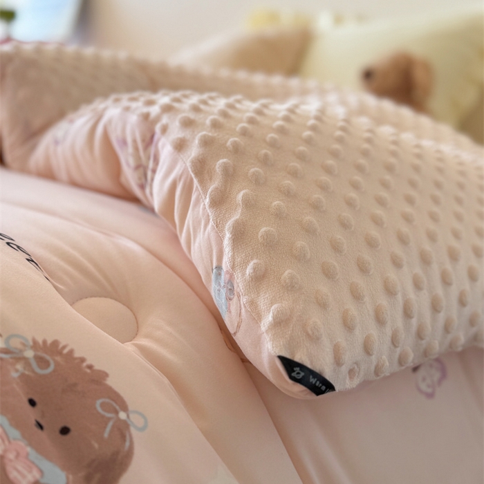 91家纺网 家纺一手货源 找家纺 暖生活 2026新款针织棉豆豆绒星星被 被子被芯-第三批蝴蝶犬