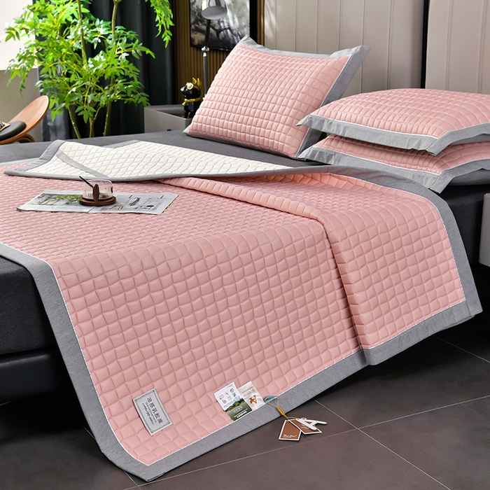 91家纺网 家纺一手货源 找家纺 （总）小牛席业 2026新款经典款-小冰块加厚乳胶席凉席藤席冰藤席竹席空调席草席冰丝席豆豆席乳胶席三件套