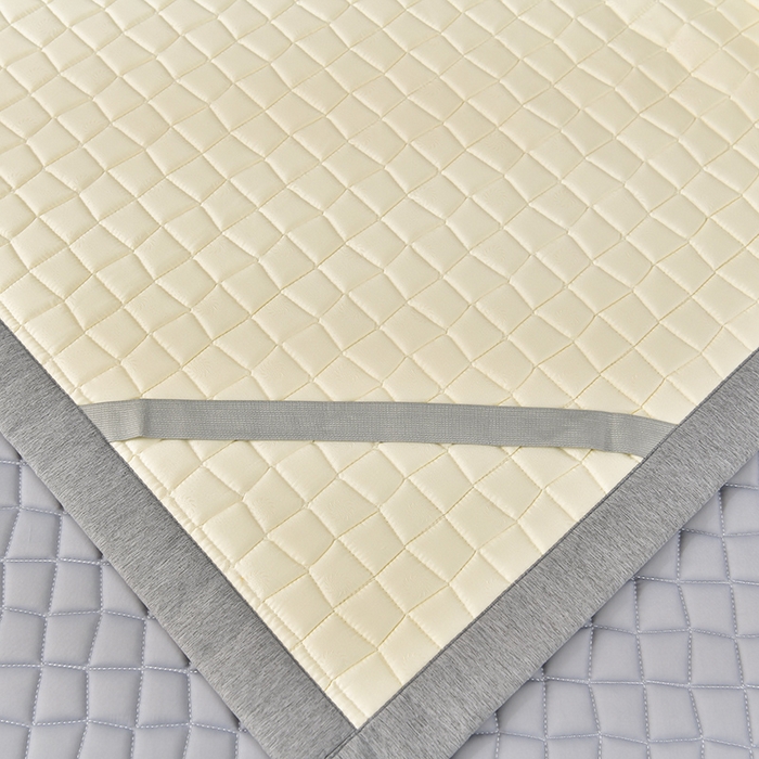 91家纺网 家纺一手货源 找家纺 小牛席业 2026新款经典款-小冰块加厚乳胶席凉席藤席冰藤席竹席空调席草席冰丝席豆豆席乳胶席三件套 经典款-小冰块乳胶席系列（加厚款）-浅灰