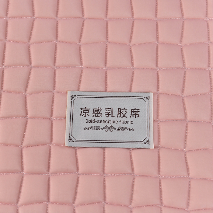 91家纺网 家纺一手货源 找家纺 小牛席业 2026新款经典款-小冰块加厚乳胶席凉席藤席冰藤席竹席空调席草席冰丝席豆豆席乳胶席三件套 经典款-小冰块乳胶席系列（加厚款）-豆沙