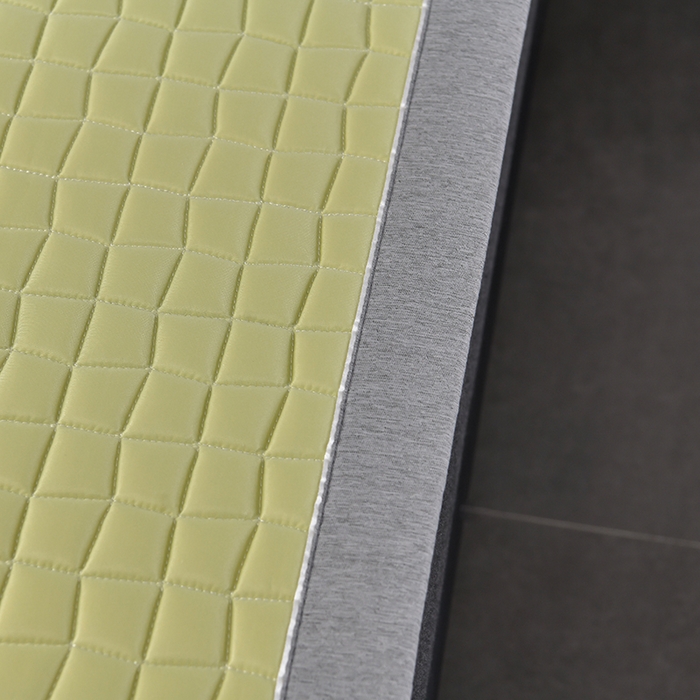 91家纺网 家纺一手货源 找家纺 小牛席业 2026新款经典款-小冰块加厚乳胶席凉席藤席冰藤席竹席空调席草席冰丝席豆豆席乳胶席三件套 经典款-小冰块乳胶席系列（加厚款）-松石绿