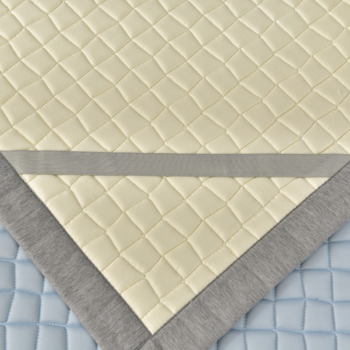 91家纺网 家纺一手货源 找家纺 小牛席业 2026新款经典款-小冰块加厚乳胶席凉席藤席冰藤席竹席空调席草席冰丝席豆豆席乳胶席三件套 经典款-小冰块乳胶席系列（加厚款）-冰川蓝