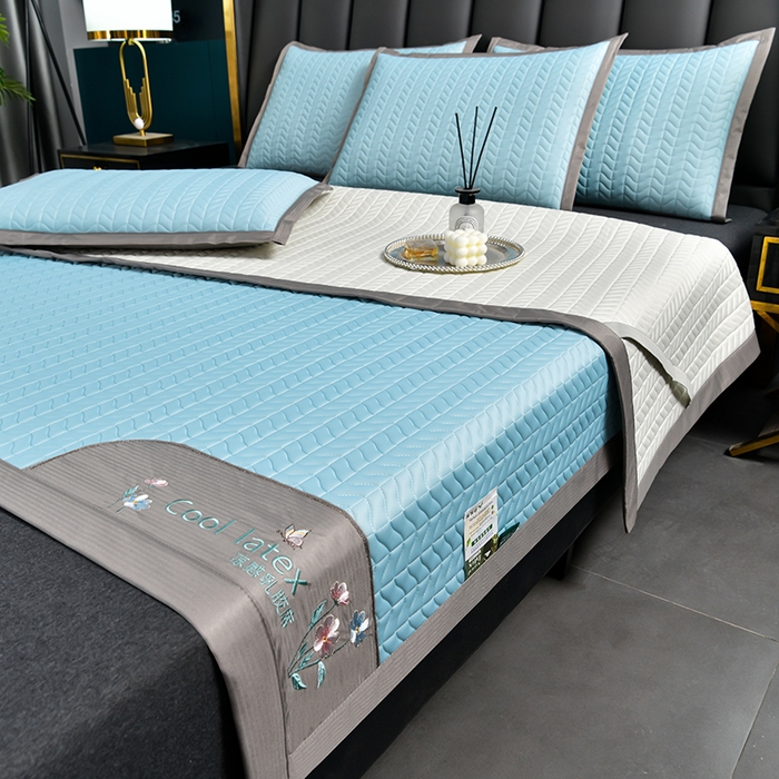 91家纺网 家纺一手货源 找家纺 （总）小牛席业 2026新款凉感乳胶席系列-凉席藤席冰藤席竹席空调席草席冰丝席豆豆席乳胶席三件套