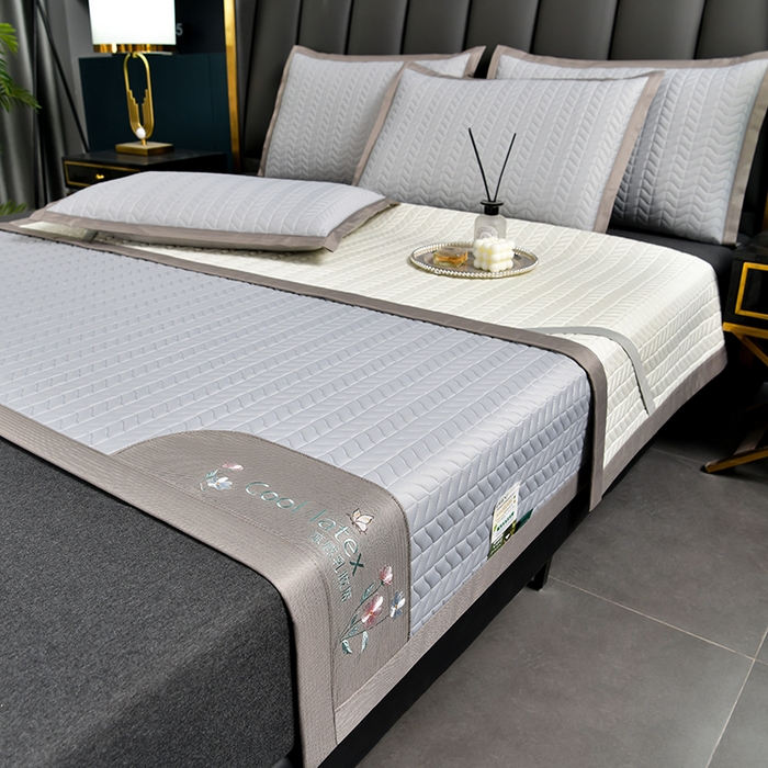 91家纺网 家纺一手货源 找家纺 （总）小牛席业 2026新款凉感乳胶席系列-凉席藤席冰藤席竹席空调席草席冰丝席豆豆席乳胶席三件套