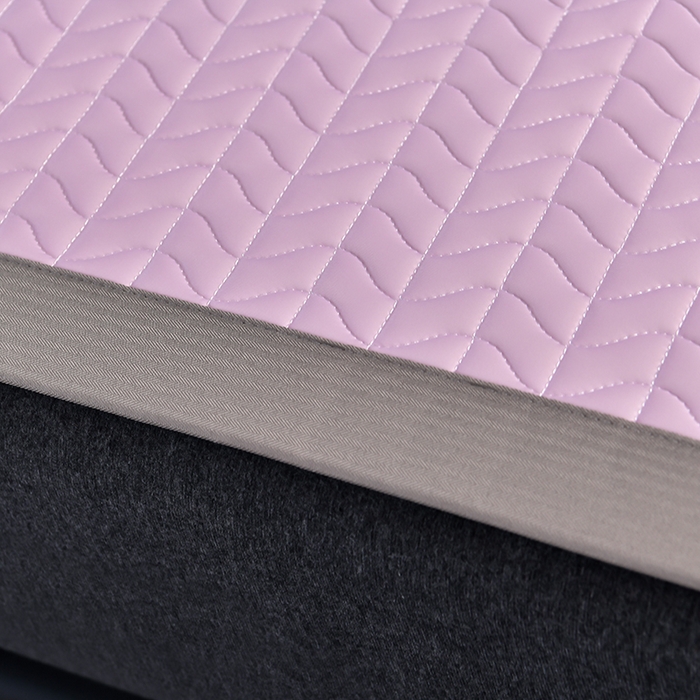 91家纺网 家纺一手货源 找家纺 小牛席业 2026新款凉感乳胶席系列-凉席藤席冰藤席竹席空调席草席冰丝席豆豆席乳胶席三件套 凉感乳胶席（浅紫)