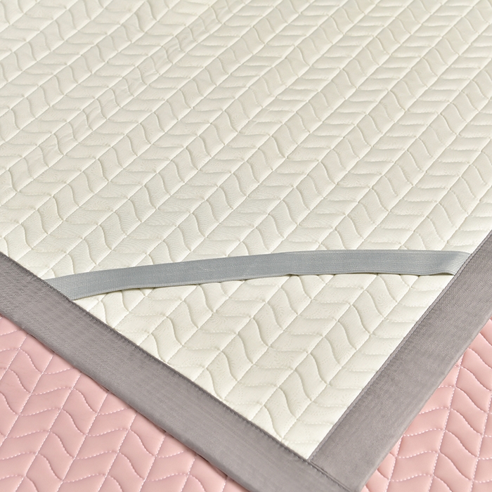 91家纺网 家纺一手货源 找家纺 小牛席业 2026新款凉感乳胶席系列-凉席藤席冰藤席竹席空调席草席冰丝席豆豆席乳胶席三件套 凉感乳胶席（豆沙）