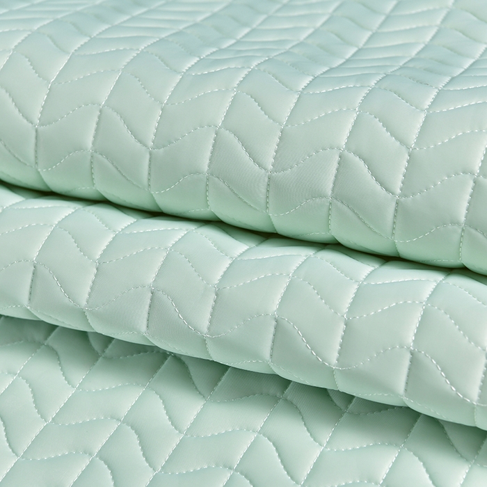 91家纺网 家纺一手货源 找家纺 小牛席业 2026新款凉感乳胶席系列-凉席藤席冰藤席竹席空调席草席冰丝席豆豆席乳胶席三件套 凉感乳胶席（水绿）