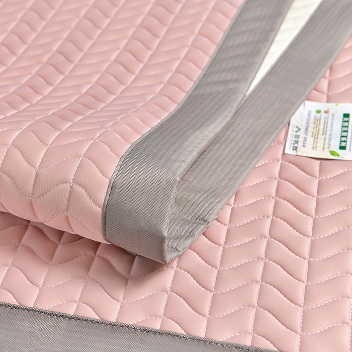 91家纺网 家纺一手货源 找家纺 小牛席业 2026新款凉感乳胶席系列-凉席藤席冰藤席竹席空调席草席冰丝席豆豆席乳胶席三件套 凉感乳胶席（豆沙）