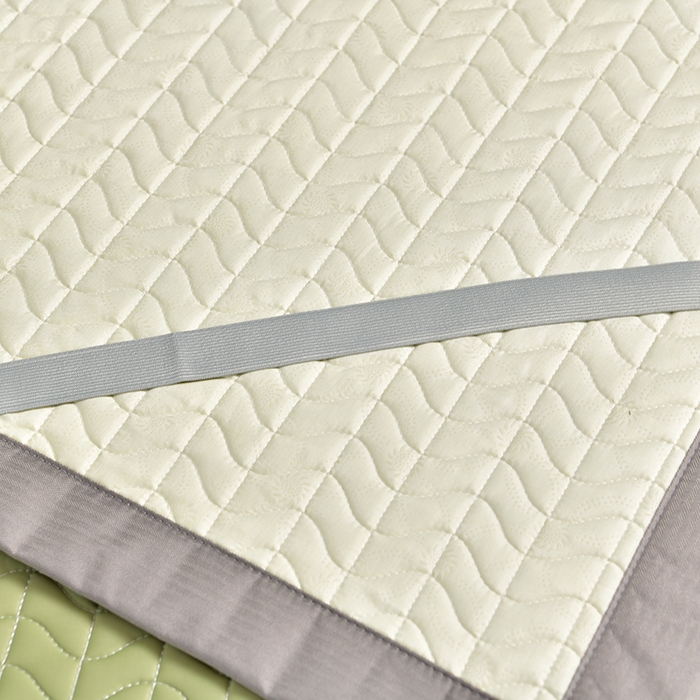 91家纺网 家纺一手货源 找家纺 小牛席业 2026新款凉感乳胶席系列-凉席藤席冰藤席竹席空调席草席冰丝席豆豆席乳胶席三件套 凉感乳胶席（果绿）