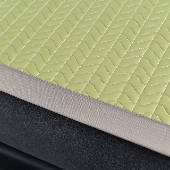 91家纺网 家纺一手货源 找家纺 小牛席业 2026新款凉感乳胶席系列-凉席藤席冰藤席竹席空调席草席冰丝席豆豆席乳胶席三件套 凉感乳胶席（果绿）