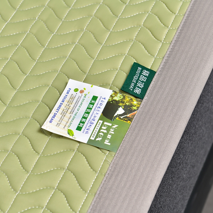 91家纺网 家纺一手货源 找家纺 小牛席业 2026新款凉感乳胶席系列-凉席藤席冰藤席竹席空调席草席冰丝席豆豆席乳胶席三件套 凉感乳胶席（果绿）