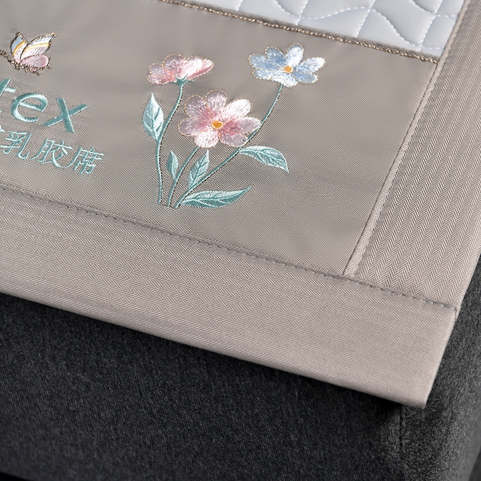 91家纺网 家纺一手货源 找家纺 小牛席业 2026新款凉感乳胶席系列-凉席藤席冰藤席竹席空调席草席冰丝席豆豆席乳胶席三件套 凉感乳胶席（浅灰）