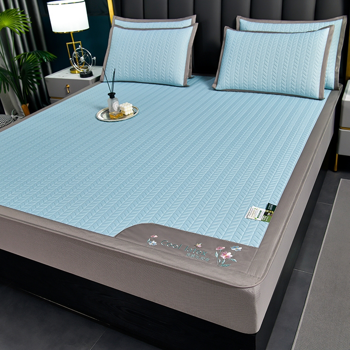 91家纺网 家纺一手货源 找家纺 （总）小牛席业 2026新款凉感乳胶席系列（床笠款）凉席藤席冰藤席竹席空调席草席冰丝席豆豆席乳胶席三件套