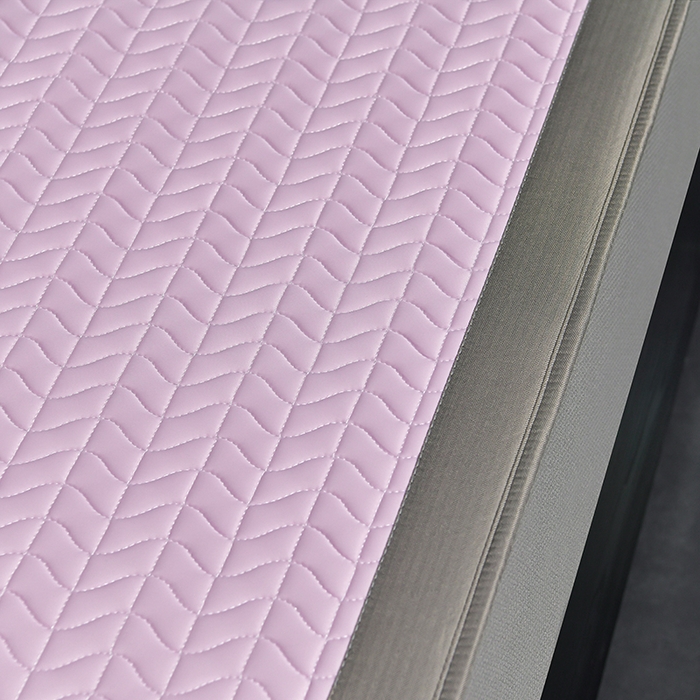 91家纺网 家纺一手货源 找家纺 小牛席业 2026新款凉感乳胶席系列（床笠款）凉席藤席冰藤席竹席空调席草席冰丝席豆豆席乳胶席三件套 凉感乳胶席-浅紫（床笠款）