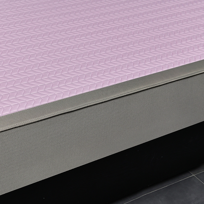 91家纺网 家纺一手货源 找家纺 小牛席业 2026新款凉感乳胶席系列（床笠款）凉席藤席冰藤席竹席空调席草席冰丝席豆豆席乳胶席三件套 凉感乳胶席-浅紫（床笠款）