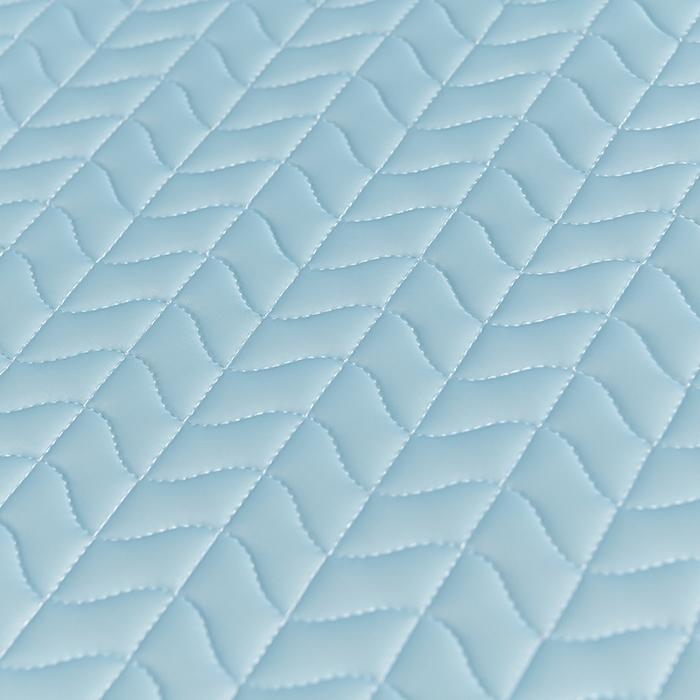 91家纺网 家纺一手货源 找家纺 小牛席业 2026新款凉感乳胶席系列（床笠款）凉席藤席冰藤席竹席空调席草席冰丝席豆豆席乳胶席三件套 凉感乳胶席-天蓝（床笠款）