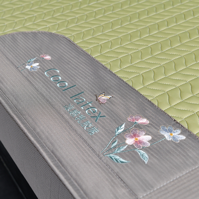 91家纺网 家纺一手货源 找家纺 小牛席业 2026新款凉感乳胶席系列（床笠款）凉席藤席冰藤席竹席空调席草席冰丝席豆豆席乳胶席三件套 凉感乳胶席-果绿（床笠款）