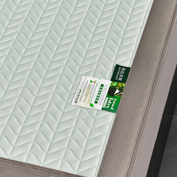 91家纺网 家纺一手货源 找家纺 小牛席业 2026新款凉感乳胶席系列（床笠款）凉席藤席冰藤席竹席空调席草席冰丝席豆豆席乳胶席三件套 凉感乳胶席-水绿（床笠款）