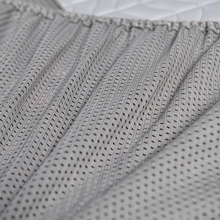 91家纺网 家纺一手货源 找家纺 小牛席业 2026新款凉感乳胶席系列（床笠款）凉席藤席冰藤席竹席空调席草席冰丝席豆豆席乳胶席三件套 凉感乳胶席-浅灰（床笠款）