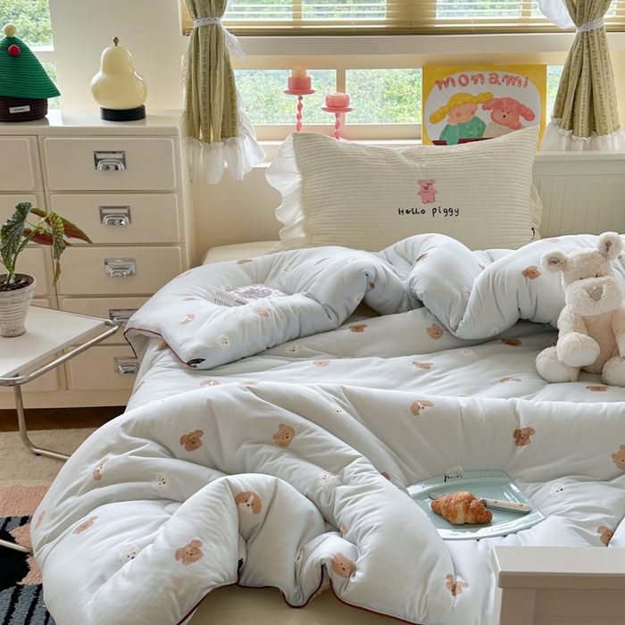 91家纺网 家纺一手货源 找家纺 （总）暖生活 2026新款婴儿级牛奶针织棉大豆四季被冬被春秋被被子被芯