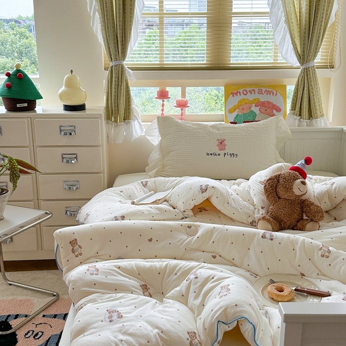 91家纺网 家纺一手货源 找家纺 （总）暖生活 2026新款婴儿级牛奶针织棉大豆四季被冬被春秋被被子被芯