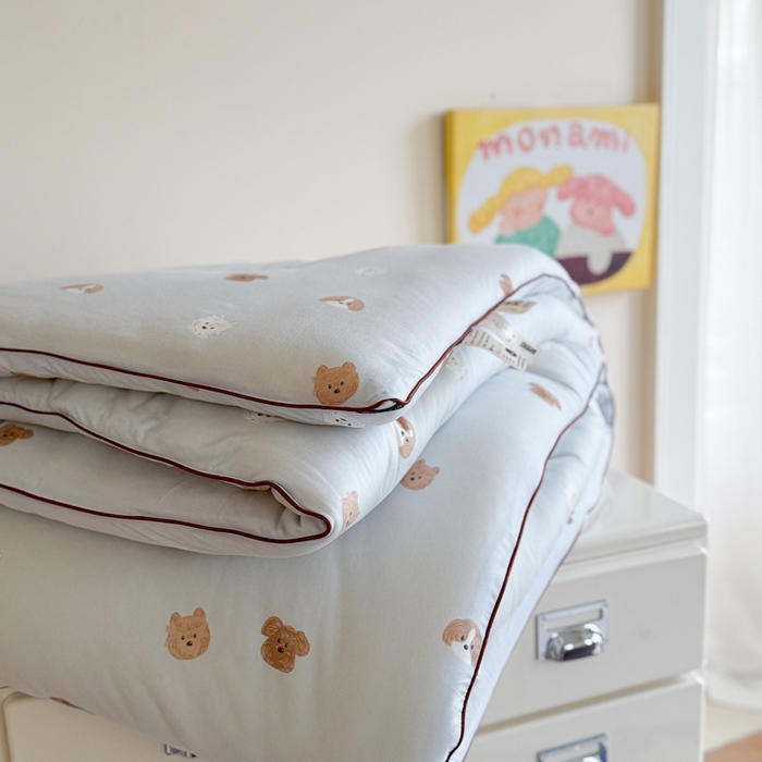 91家纺网 家纺一手货源 找家纺 暖生活 2026新款婴儿级牛奶针织棉大豆四季被冬被春秋被被子被芯查理汪