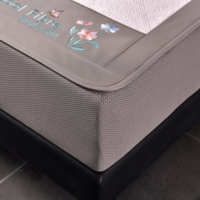 91家纺网 家纺一手货源 找家纺 （总）小牛席业 2026新款超精密冰丝席-小斜纹系列-床笠款凉席藤席冰藤席冰丝席竹席草席空调席乳胶席豆豆席